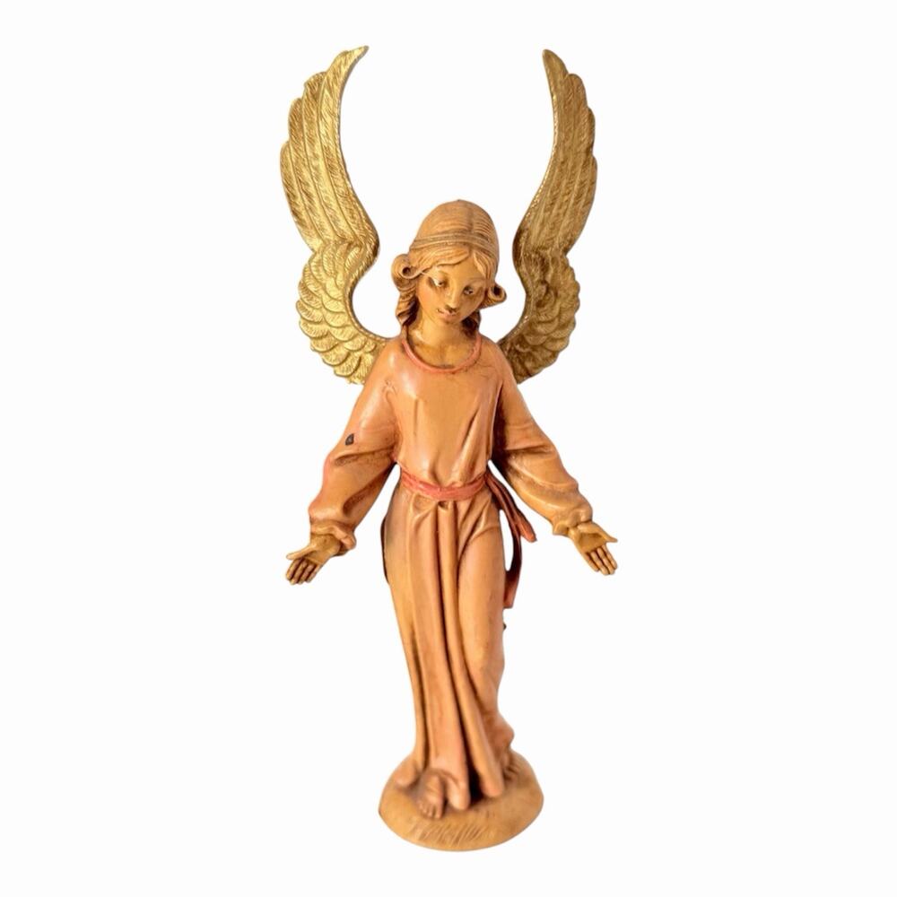 Vintage 6" Fontanini Depose Italy Angel Polymer Nativity Italian Figurine Figure